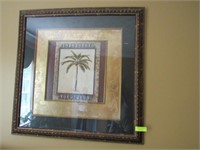 Decorator Print of Palm Tree: Nicely Framed