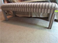 Upholstered Vanity Bench: 46" Length,