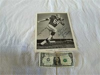 Signed Ray Nitschke Green Bay Packers picture