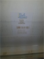 Dark Chili Powder 25 lb box, sealed