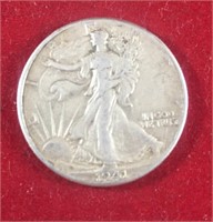 1941 Walking Liberty Half Dollar VF+