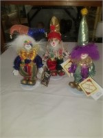 Three Harlequin Dolls (A)