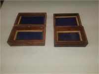 Pair of Wooden Treasure Boxes