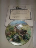 W.S George "Harvest in the Meadow" Collector's Pla