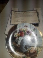 W.S George "Homespun Beauty" Collector's Plate