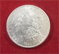 1884 O Morgan Dollar BU