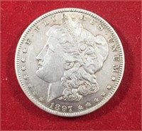 1897 O Morgan Dollar VF