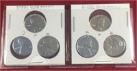 (6) 1943 Steel War Pennies