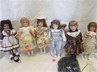 Six Dolls with Accessories (20x7)