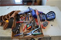 Misc selection of tools, multi-meter +