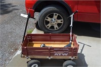 Radio Flyer wood wagon & scooter