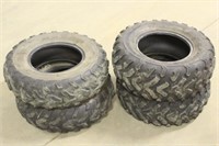 (4) ATV Tires - 25x8-12 & 25x10-12, Off 2012 King