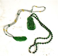 Two Custom Jewelry of Necklace w Pendants