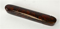 Persian Lacquered Wood Pen Box w. Floral