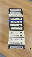 Lot of 8 track tapes country and Rock