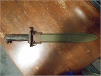 U.S. Bayonet With Green Sheath