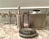Bathroom Brushed Nickel Set