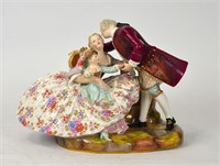 19th C. Meissen Figurine Group of Family