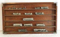 Franklin Mint 16 pc. Pewter Train Miniatures
