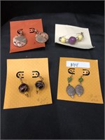 Lot 4 Fashion Earrings Handmade Jewelry