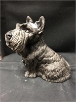 Dog Black Scottish ScottieTerrier Sculpture
