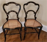 Antique  Sheraton Back Chairs (Pair)