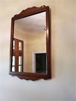 Federal Style Wood Framed Mirror