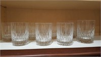 Set of Baccarat Crystal Happy Hour Glasses