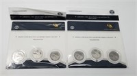 (Two) 2010 Yellowstone Three-Coin Sets