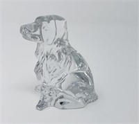Baccarat Crystal Spaniel Figurine and Books