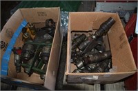 2 Boxes Various Hydraulic Couplers