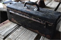 John Deere Tool Box w/tray & mounting bracket