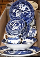 23 Pieces Blue Willow Marked Japan or Unmarked | Epic Auctions and 