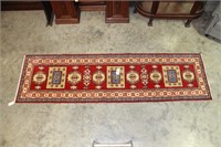 Indo Kazak imported rug w red field