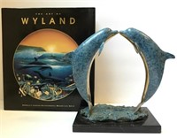 Original Wyland "Kissing Dolphins" Sculpture