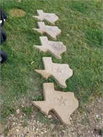 L- TEXAS SHAPED STEPPING STONES
