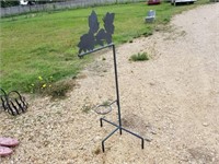 L- BUTTERFLY METAL PLANT STAND