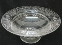 PAIRPOINT CUT CRYSTAL FOOTED BOWL, COLIAS PATTERN