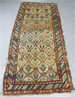 ANTIQUE PERSIAN RUNNER WITH CAMEL GROUND