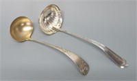 TWO GORHAM STERLING SOUP LADLES