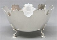 TIFFANY & CO STERLING SILVER FOOTED BOWL