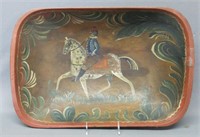 19TH C. PAINT DECORATED TREENWARE BOWL