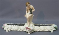 FINE EUROPEAN PORCELAIN FLOWER HOLDER