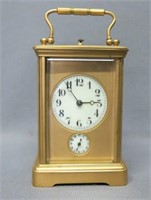 FRENCH POLISHED BRASS REPEATER CARRIAGE CLOCK