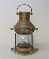 COPPER SHIPS LANTERN BY ANCHOR