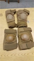 Military knee and elbow pad set