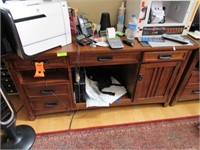 Arts & Crafts Style Desk: Has a Dropdown Keyboard