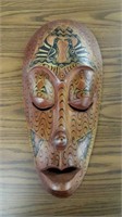 20 inch tribal African mask made of wood
