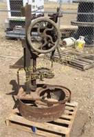 Antique drill press from early to mid 1900’s