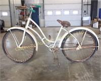 Antique bicycle from 1959 swift current license